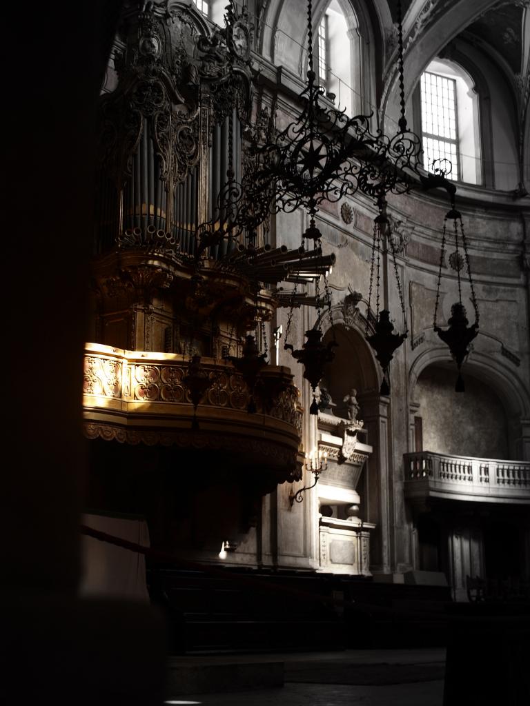 Organ, Cathedral, Lisbon, Portugal